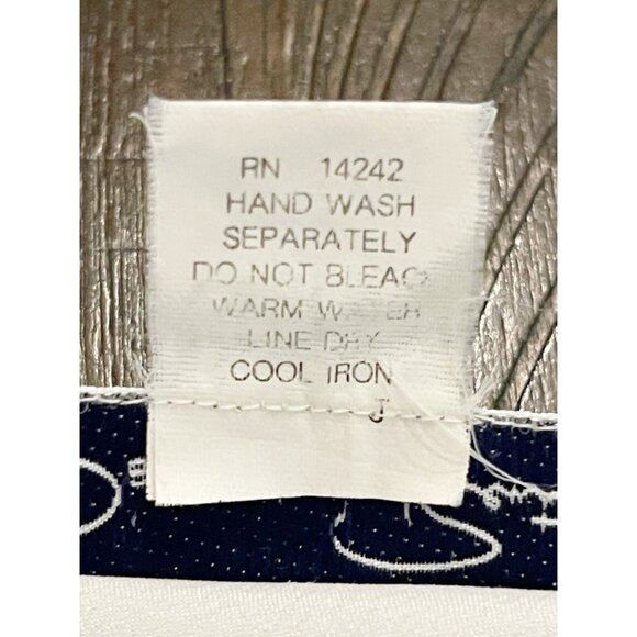 Oscar de la Renta Vintage Ivory Satin Nightgown Lace Bow Pearl SZ Small *READ* - Picture 5 of 12